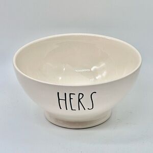 Rae Dunn 'HERS' White Ceramic Bowl